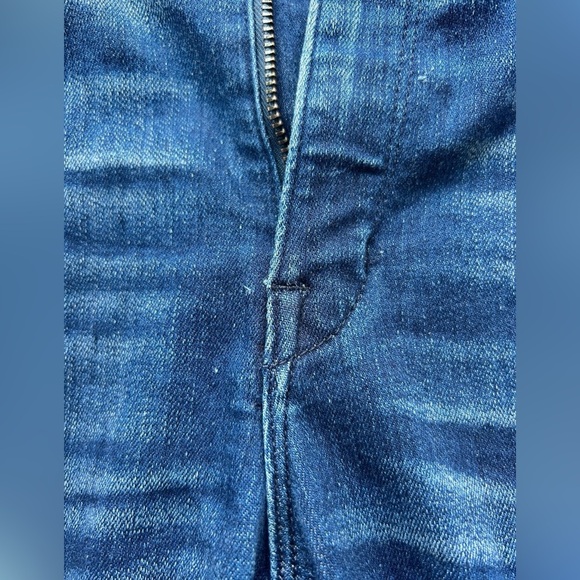 AYR The Skinny Split High Rise w/ Split Hem size 26 Dark Wash Distressed - Picture 8 of 14